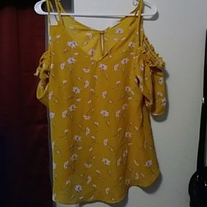 Mustard colored shirt